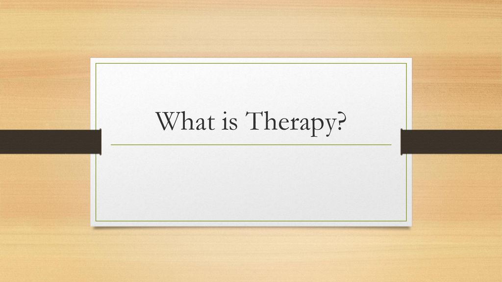 terapi nedir
